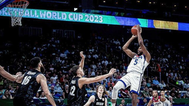 Estados Unidos venció a Nueva Zelanda en el Mundial