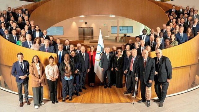 Los candidatos a la presidencia del COI se presentaron ante Pareto y Werthein