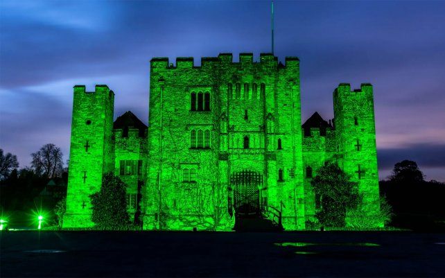 Castillo de Hever en Kent, sureste de Londres, Inglaterra.