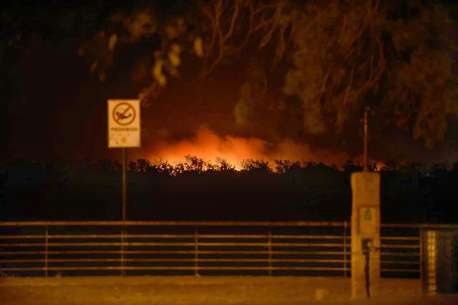 Javkin: Sospechamos que ha habido fuego encendido con bengalas desde avionetas