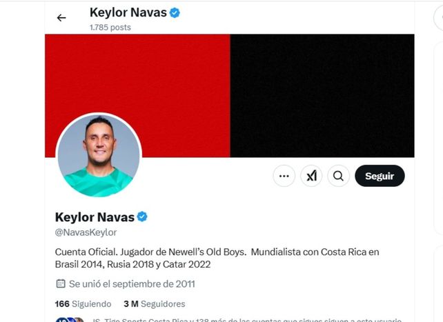 La revolución Keylor Navas: ¿cuándo haría su debut con la camiseta de Newells?