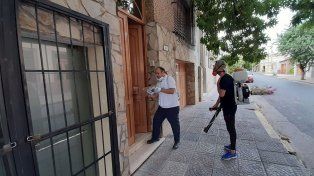 Se realizan operativo contra el dengue en distintas zona de la ciudad.