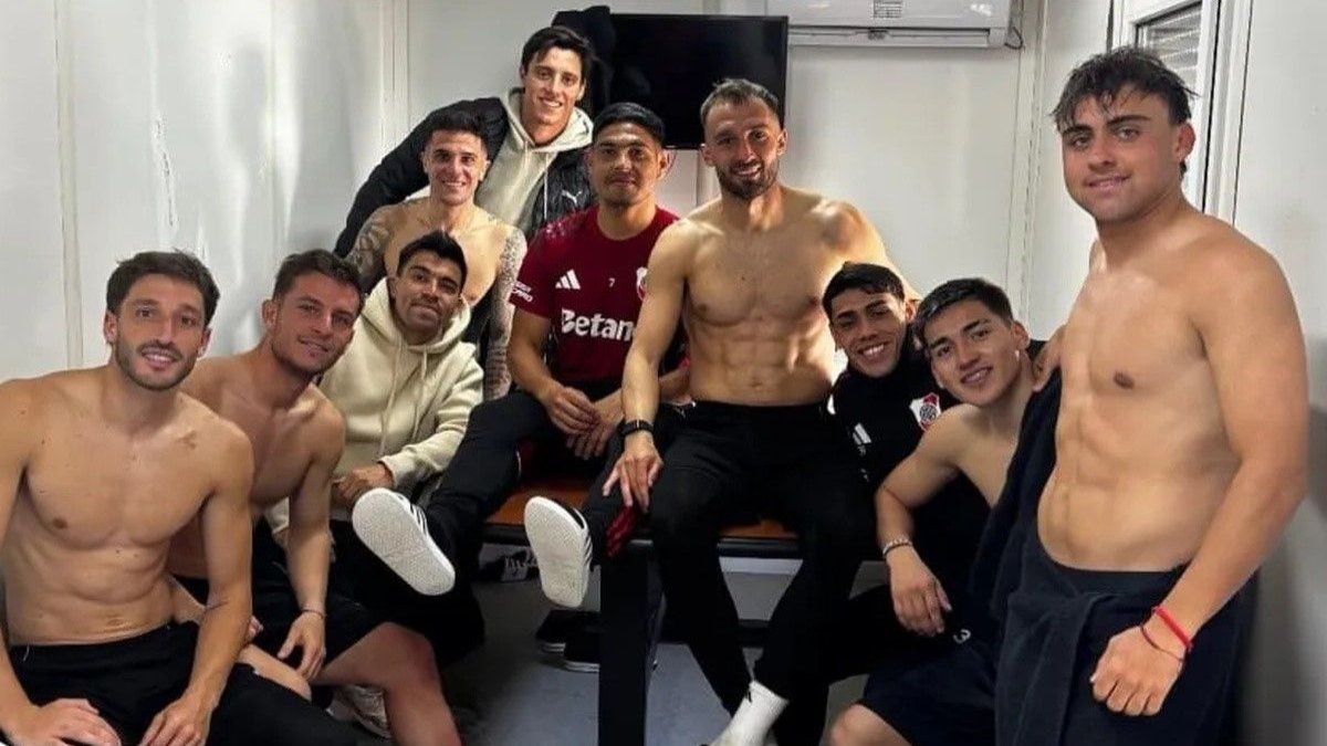 River: Acuña y Santiago Beltrán visitaron a los jugadores separados