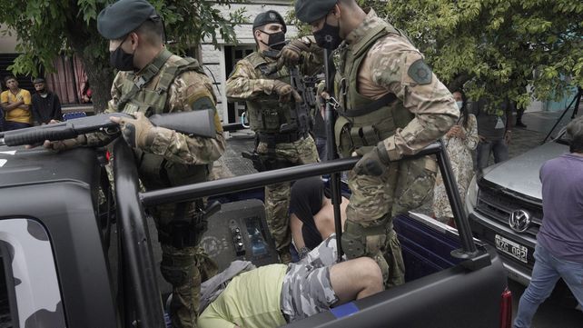 Lucho Cantero fue detenido en un allanamiento realizado este martes en barrio Las Flores.
