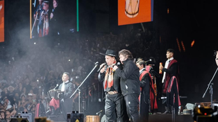 Milei pasó por Jesús María, cantó con el Chaqueño y agradeció a Córdoba por ayudarlo a ser presidente