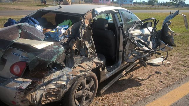 Violento accidente en la Autovía Artigas