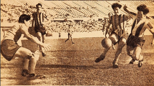 Central goleó a Magallanes en el último partido que los auriazules jugaron en el cuadrangular realizado en Chile en 1943 se impusieron 5 a 0 contra los trasandinos.