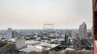Humo de los incendios en Paraná