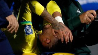 El brasileño se retiró llorando del estadio Centenario ante Uruguay.