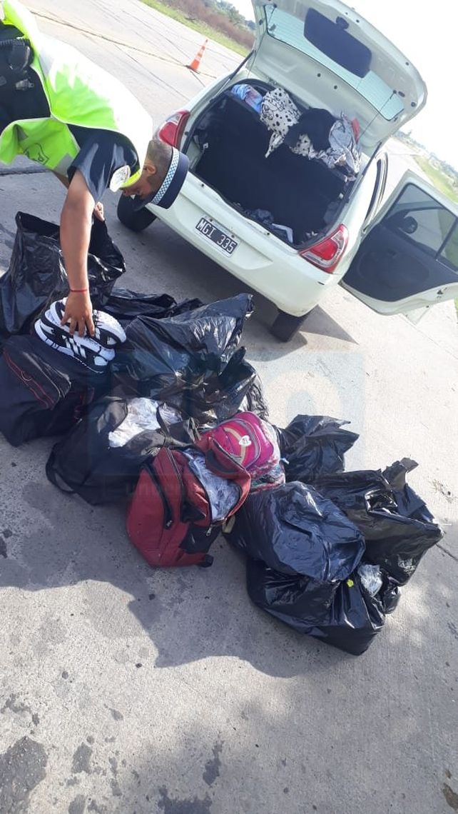 Ingresó indumentaria de contrabando
