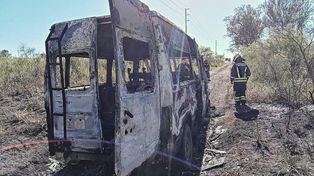 El hombre calcinado en su camioneta sería uruguayo
