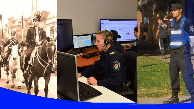 La historia en fotos de la Policía