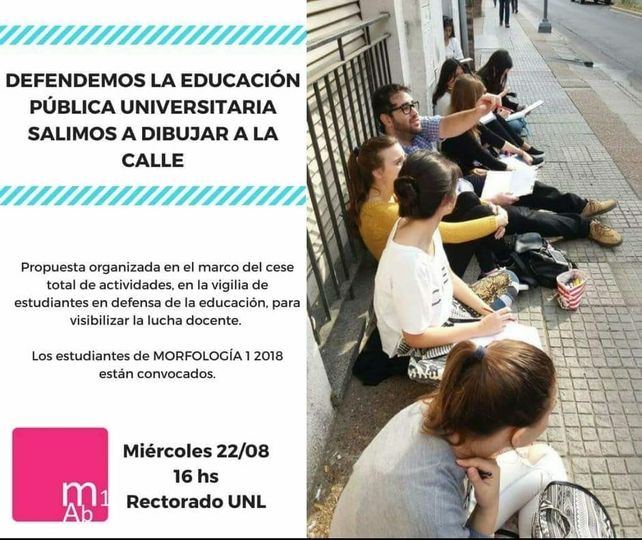Estudiantes universitarios se suman a la lucha docente con asambleas y vigilia