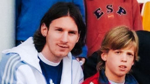 La otra estrella de España que tiene una foto con Messi cuando era niño, aunque él no la quería