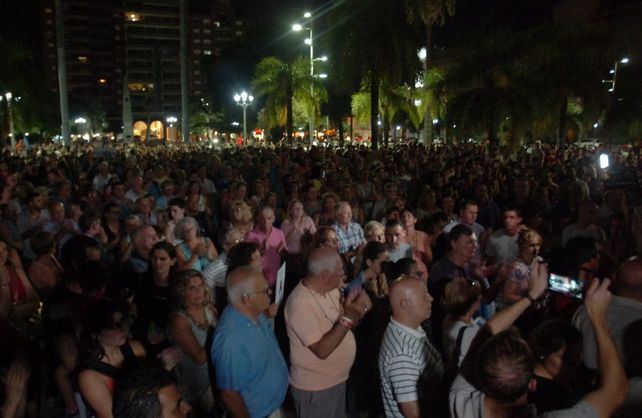 Marcha en reclamo de seguridad