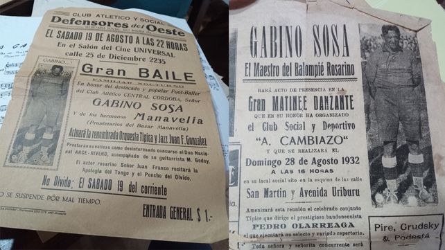 Los afiches de los bailes promocionaban la presencia del Maestro como una atracción popular.