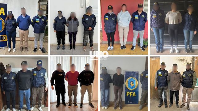 Allanamientos federales: 23 personas fueron detenidas y se secuestraron vehículos