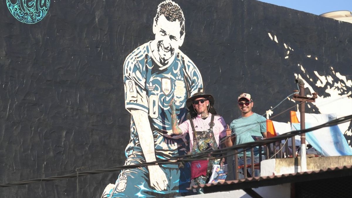 El barrio donde nació Lionel Messi se transforma en un museo a cielo abierto