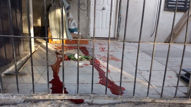 El lugar donde ocurrió el doble homicidio de una mujer y su hija adolescente.&nbsp;