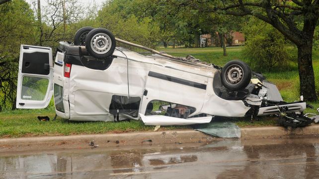 Impresionante choque en la ruta 168: destrozó la camioneta y ya fue dado de alta