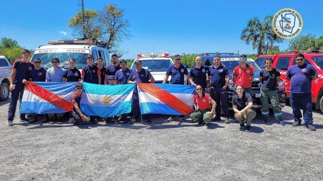 Bomberos entrerrianos viajaron a Neuquén para luchar contra el fuego
