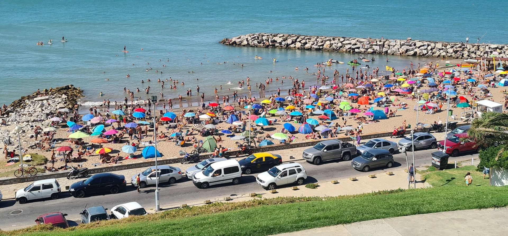 La ciudad de Mar del Plata recibió el 2022 colmada de turistas