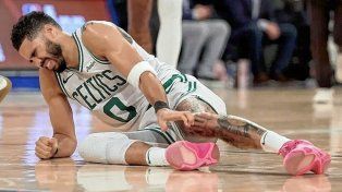 El campeón se quedó sin su estrella: Jayson Tatum fue operado del tendón de Aquiles