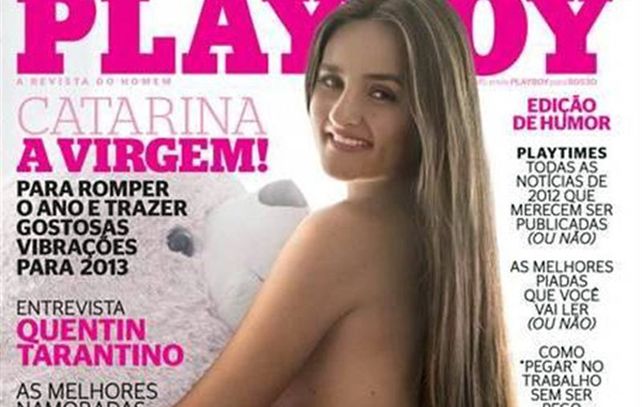 La tapa de la Playboy de enero de 2013.