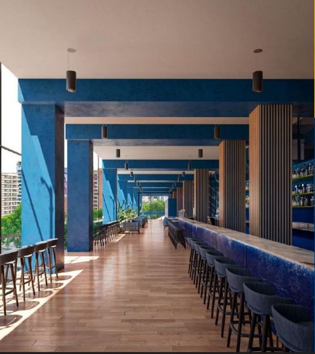 Un lujo. La zona en común del lobby, que contará con todos los ervicios.