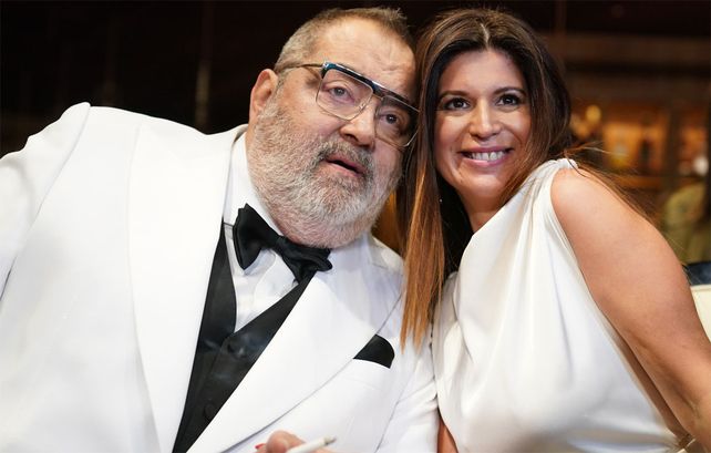 Jorge Lanata y su esposa
