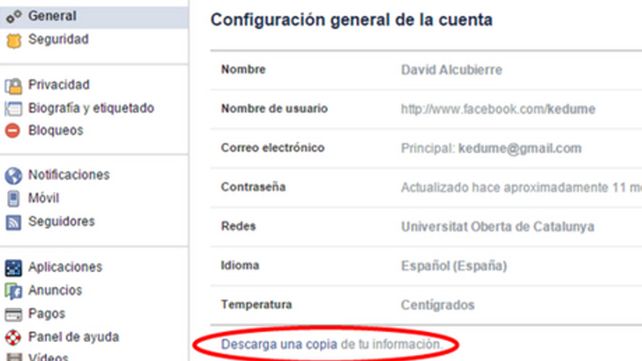 Cómo borrar tu cuenta sin perder tus fotos y los cumpleaños de tus amigos