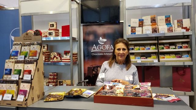 Gladis Domínguez la creadora de Chocolates Agofa.