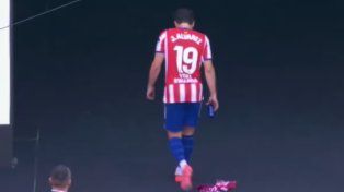 Julián Álvarez y un gesto inesperado tras los silbidos de los hinchas del Atlético de Madrid