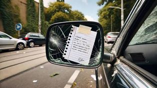 Un nuevo tipo de estafa: rompen un espejo del auto y roban datos bancarios