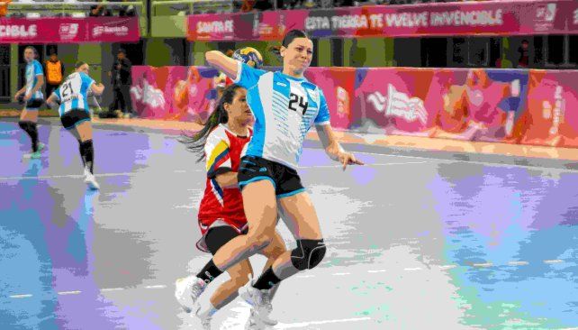 La selección Argentina de handball debutó con éxito en los Juegos Suramericanos en Santa Fe.