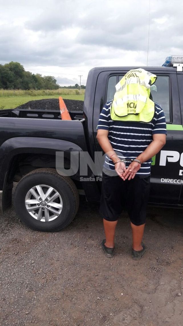 Aprehendido. Se trata de un hombre de 50 años