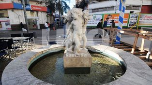 Analizan la opción de relocalizar la fuente de Los Niños Cazadores