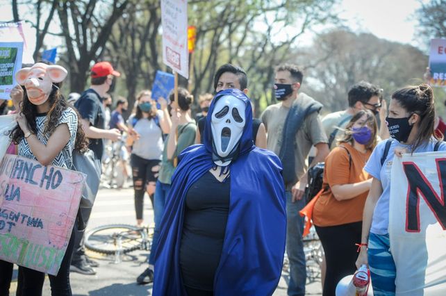 Ambientalistas llevaron a la ex Rural su reclamo por una ley de humedales