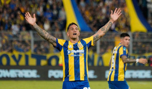 Copetti anotó en la victoria de Central ante Barracas y recibió la confianza del entrenador.