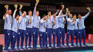 El equipo masculino de voleibol ganó una medalla histórica para Argentina ante Brasil en los Juegos Olímpicos de Tokio 2020.