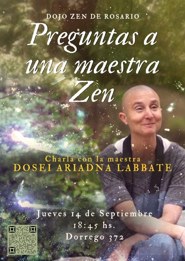 Una reconocida maestra del budismo zen llega a Rosario para dar una conferencia