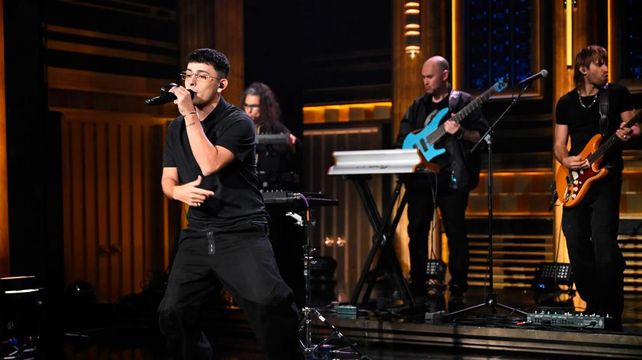 Trueno se presentó or primera vez en el programa de Jimmy Fallon