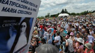 Una  multitud participó de la beatificación de la monja María Crescencia en Pergamino