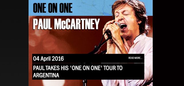 Paul McCartney confirmó que tocará en Argentina