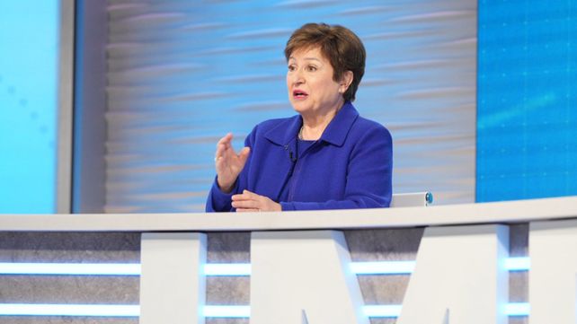 En conferencia, Kristalina Georgieva, directora del FMI. 