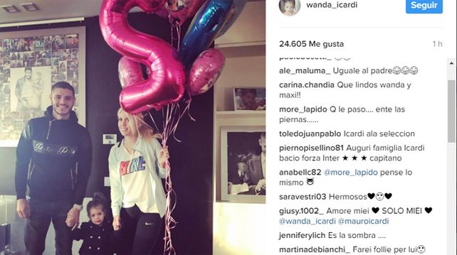 Los Icardi están de fiesta en fiesta, pero Wanda Nara está vez derrapó con su look