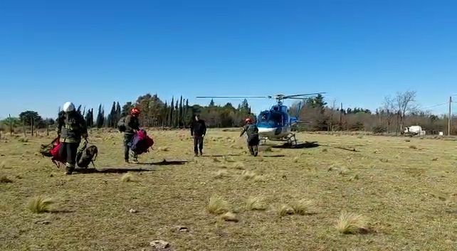 La provincia de Córdoba afectó un helicóptero para bajar a Sofía