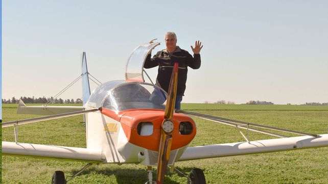 El primer avión con motor diesel gasolero  de todo el país es una creación santafesina
