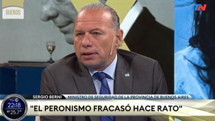 El ministro de Seguridad de la provincia de Buenos Aires, Sergio Berni.