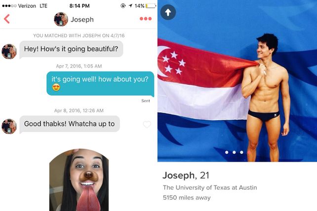 El hombre que ignoré en Tinder le acaba de ganar a Phelps